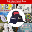 Smartstitch S-1501 Commercial Embroidery Machine with 15 Needles,14"x20" Embroidery Area,1200SPM Max Speed,12" Touch Screen, Wifi available, capable of embroidering on 3D Caps, Flat, T-shirt and more smartstitch