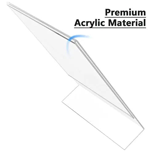 Acrylic Sign Holder, Clear Sign Holder Plastic Paper Holder Slant Back Sign Holders MaxGear 8.5x11 inches Sign Holder Plastic Display Stand for Office, Store, 3 Pack - North State Signs & Printing