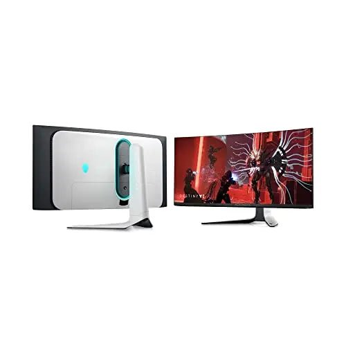 Alienware AW3423DW Curved Gaming Monitor 34.18 inch Quantom Dot - OLED 1800R Display, 3440x1440 Pixels at 175Hz, True 0.1ms Gray - to - Gray, 1M:1 Contrast Ratio, 1.07 Billions Colors - Lunar Light - North State Signs & Printing