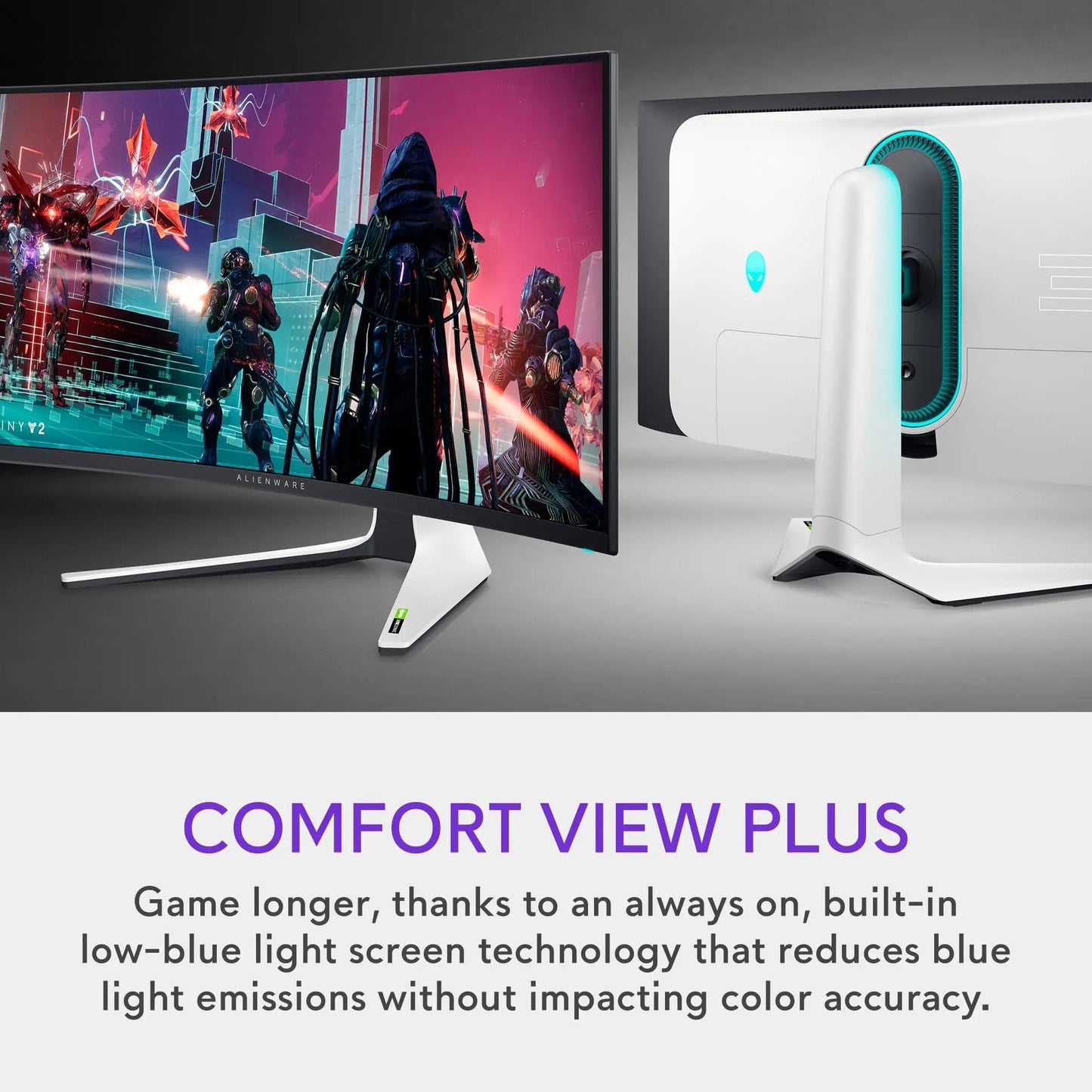 Alienware AW3423DW Curved Gaming Monitor 34.18 inch Quantom Dot - OLED 1800R Display, 3440x1440 Pixels at 175Hz, True 0.1ms Gray - to - Gray, 1M:1 Contrast Ratio, 1.07 Billions Colors - Lunar Light - North State Signs & Printing