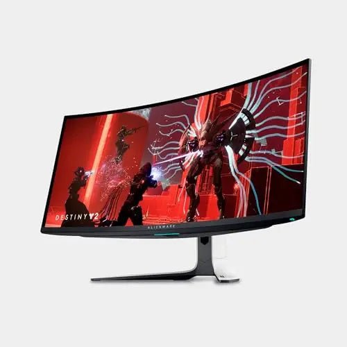 Alienware AW3423DW Curved Gaming Monitor 34.18 inch Quantom Dot - OLED 1800R Display, 3440x1440 Pixels at 175Hz, True 0.1ms Gray - to - Gray, 1M:1 Contrast Ratio, 1.07 Billions Colors - Lunar Light - North State Signs & Printing