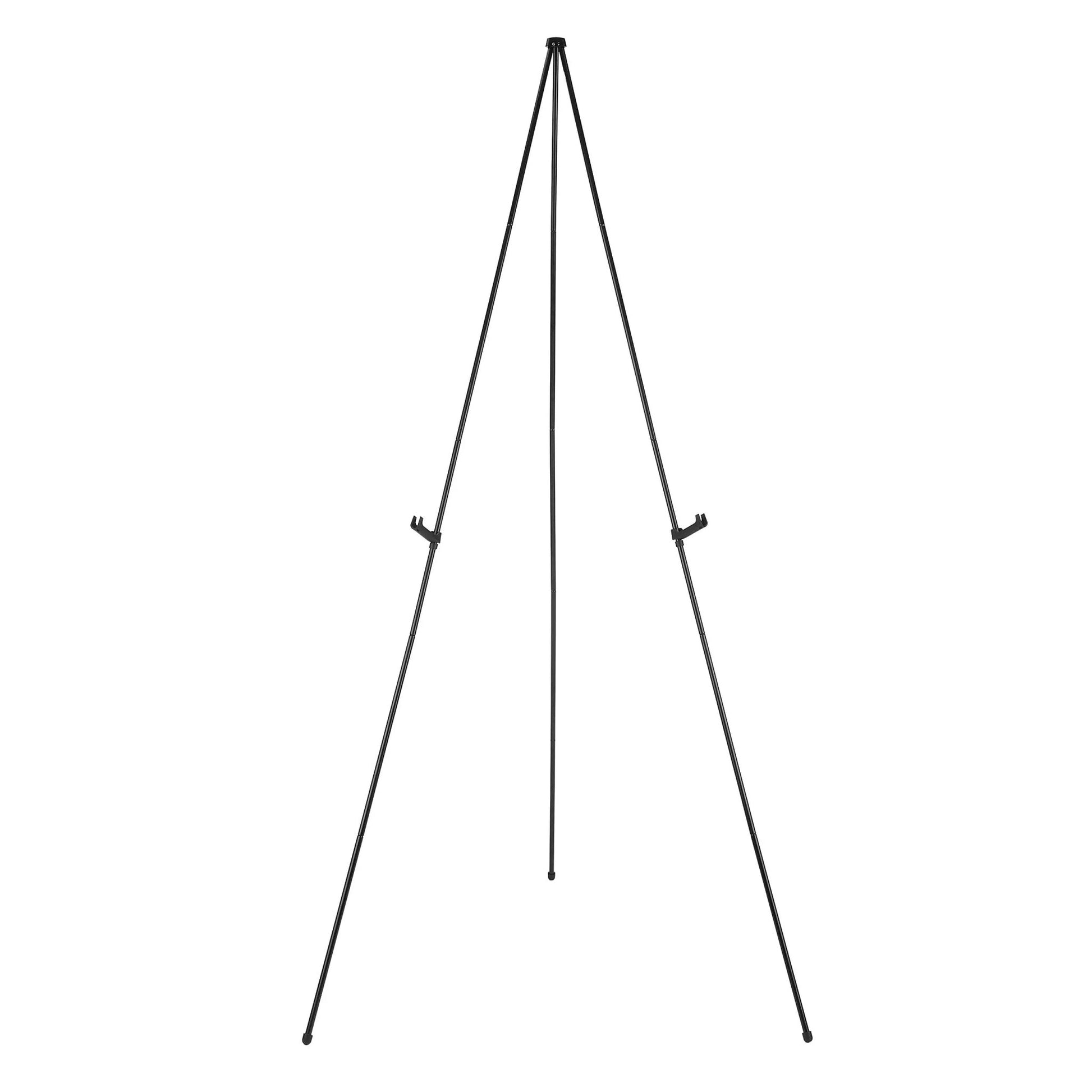 Amazon Basics Easel Display Stand, Instant Floor Poster, Lightweight, Collapsible and Portable with Tripod Base, Black Steel (supports 5 pounds) - North State Signs & Printing