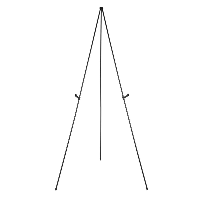 Amazon Basics Easel Display Stand, Instant Floor Poster, Lightweight, Collapsible and Portable with Tripod Base, Black Steel (supports 5 pounds) - North State Signs & Printing