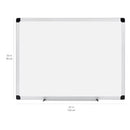 Amazon Basics Magnetic Whiteboard/Dry Erase Board, 36 x 48 - inch, Aluminum Frame, Silver/White - North State Signs & Printing