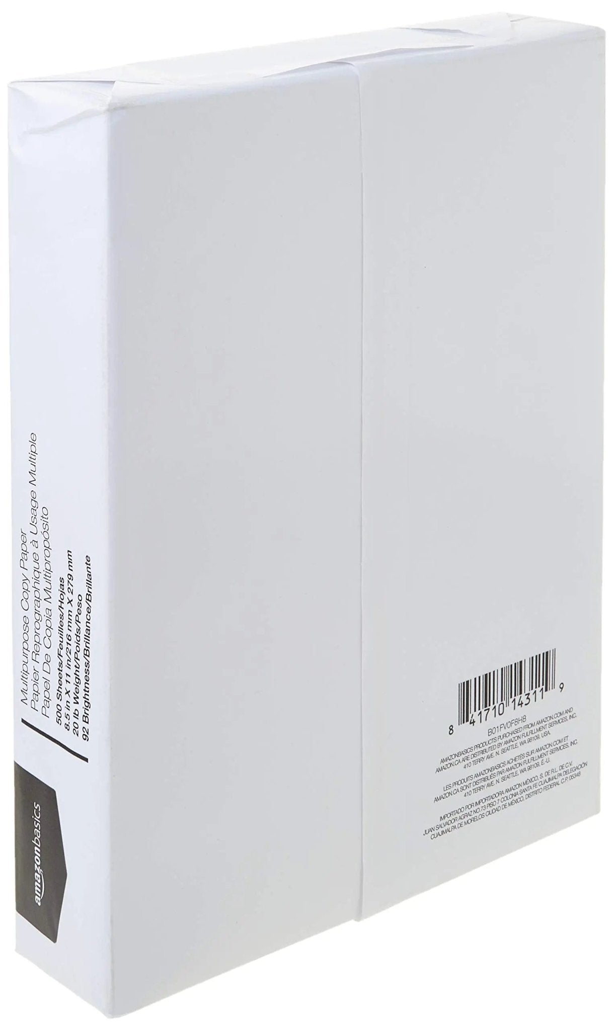 Amazon Basics Multipurpose Copy Printer Paper, 8.5 x 11 inches, 20 lb, 1 Ream, 500 Sheets, 92 Bright, White - North State Signs & Printing