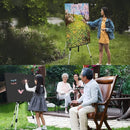 Art Easel Stand for Painting and Sign - RRFTOK Aluminum 66 Inch Metal Tripod Adjustable Portable Easels for Display - Canvas Stand for Table Top Floor Drawing for Artists Adult Holder or Teen - North State Signs & Printing