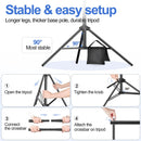 Backdrop Stand 10x7ft, (WxH) EMART, Photo Studio Adjustable Background Stand Support Kit with 2 Crossbars, 8 Backdrop Clamps, 2 Sandbags and Carrying Bag for Parties Events Decoration - North State Signs & Printing