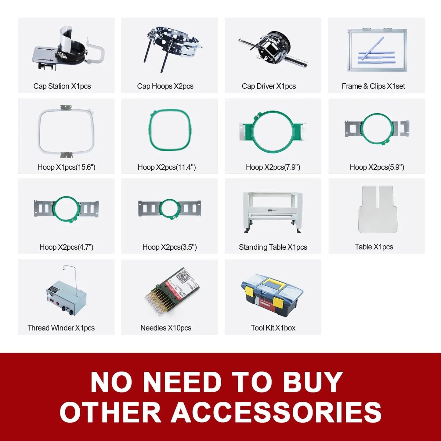BAi VisionV22 Hat Embroidery Machine Details - North State Signs & Printing