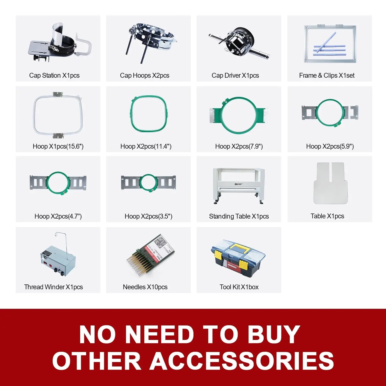 BAi VisionV22 Hat Embroidery Machine Details - North State Signs & Printing