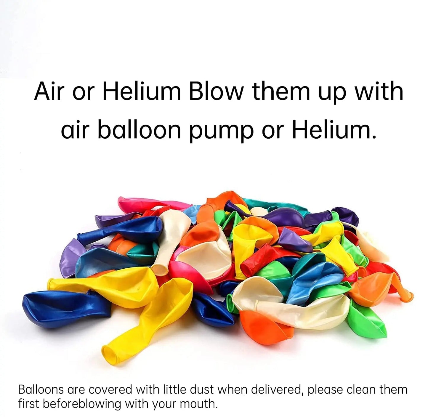 Balloons RUBFAC 120 Assorted Color 12 Inches Rainbow Latex Balloons, 12 Bright Color Party Balloons for Birthday Baby Shower Wedding Party Supplies Arch Garland - North State Signs & Printing