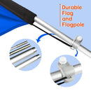 Barber Flag, Barbershop Flags with Pole Kit for Businesses - North State Signs & Printing