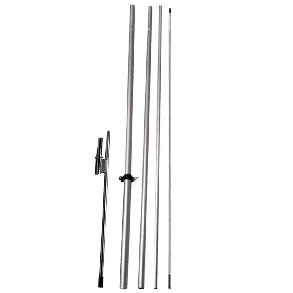 Barber Shop (White) Feather Flag Cobb Promo Eye Catching Feather Banner Sign for Business and Marketing Complete Set with 15 ft Pole Kit and Ground Spike - North State Signs & Printing