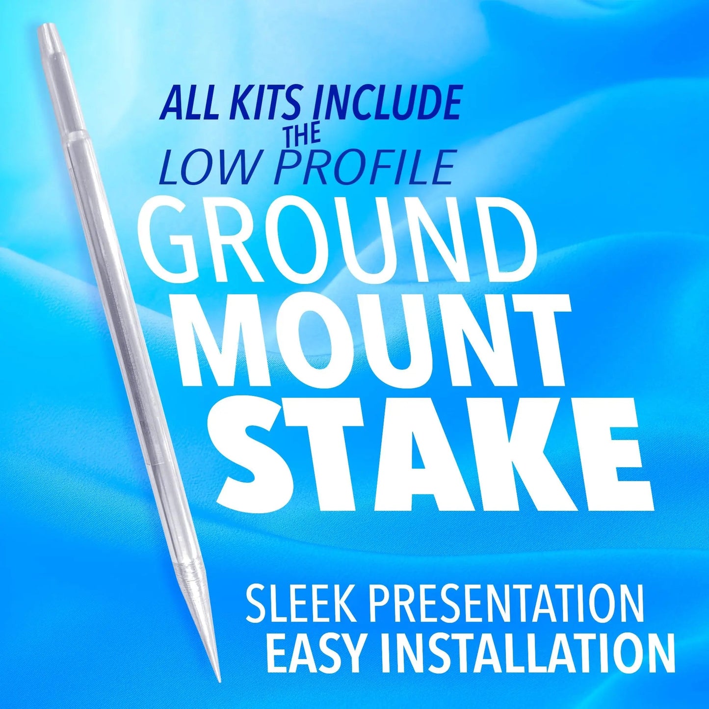 BINGO Tonight Premium Windless Feather Banner Flag Kit (Flag, Pole, & Ground Mt) - North State Signs & Printing