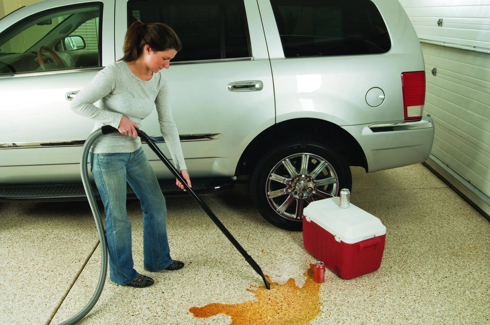 BISSELL Garage Pro Wall - Mounted Wet Dry Car Vacuum/Blower With Auto Tool Kit, 18P03 , Gray - North State Signs & Printing