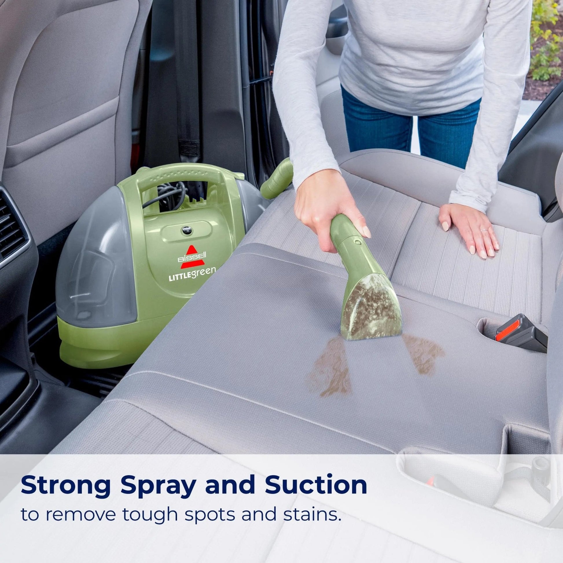 BISSELL Little Green Multi - Purpose Portable Carpet and Upholstery Cleaner, Car and Auto Detailer, with Exclusive Specialty Tools, Green, 1400B - North State Signs & Printing