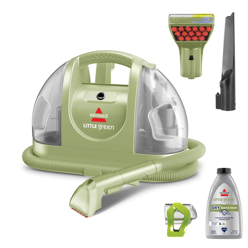 BISSELL Little Green Multi - Purpose Portable Carpet and Upholstery Cleaner, Car and Auto Detailer, with Exclusive Specialty Tools, Green, 1400B - North State Signs & Printing