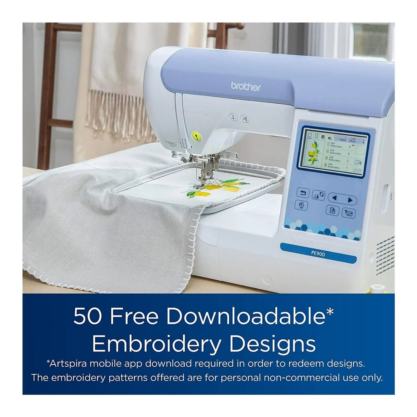 Brother Elite PE900 Large Embroidery Machine with Wireless LAN Connection with Sewing Bundle (4 Items) - North State Signs & Printing