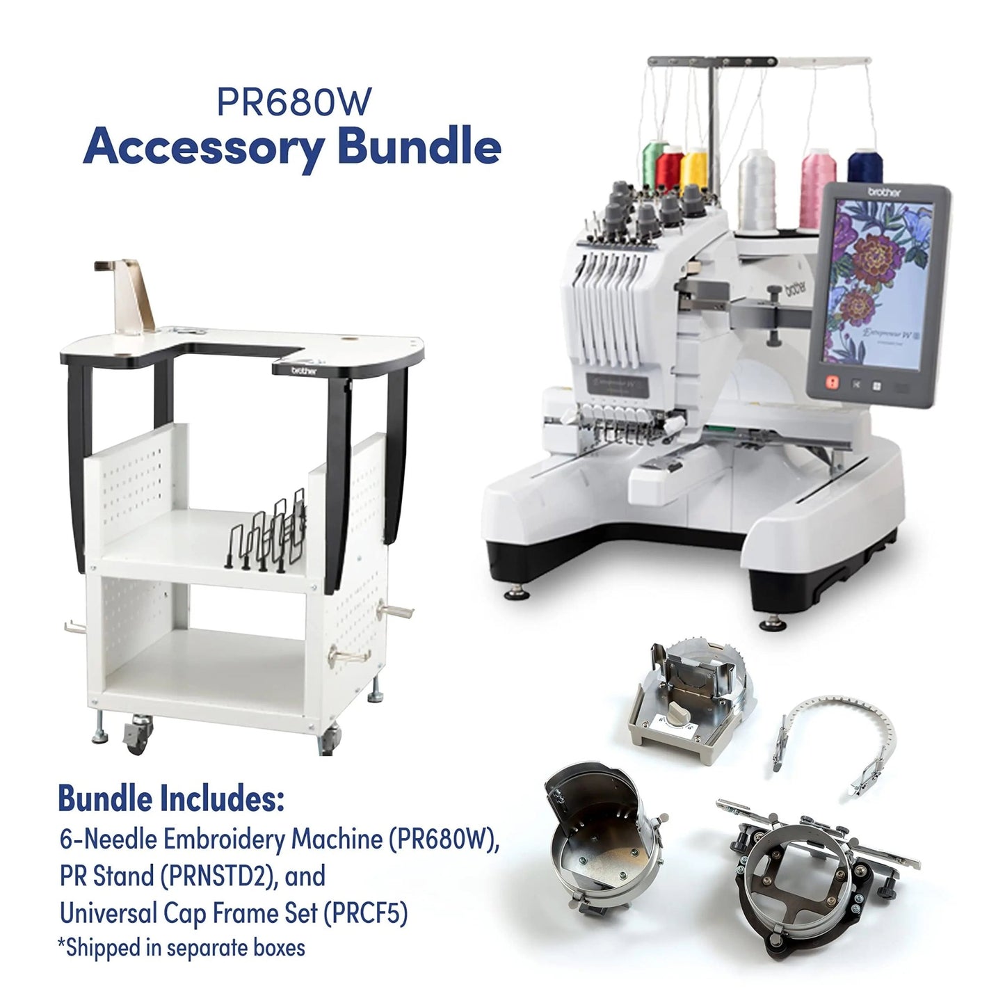 Brother PR680W Embroidery Machine and Accessory Bundle - North State Signs & Printing