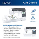 Brother SE2000 Computerized Sewing and Embroidery Machine - North State Signs & Printing