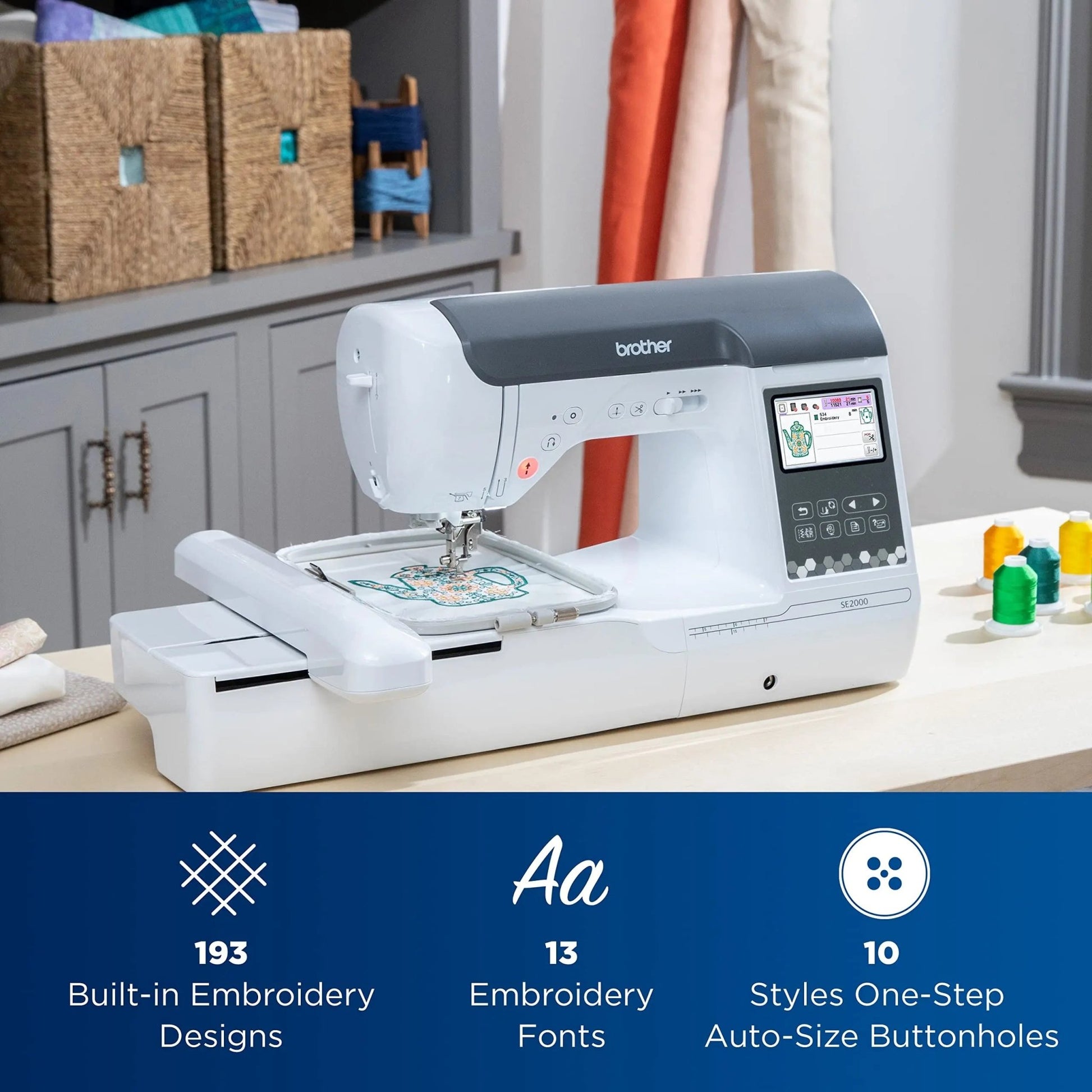 Brother SE2000 Computerized Sewing and Embroidery Machine - North State Signs & Printing