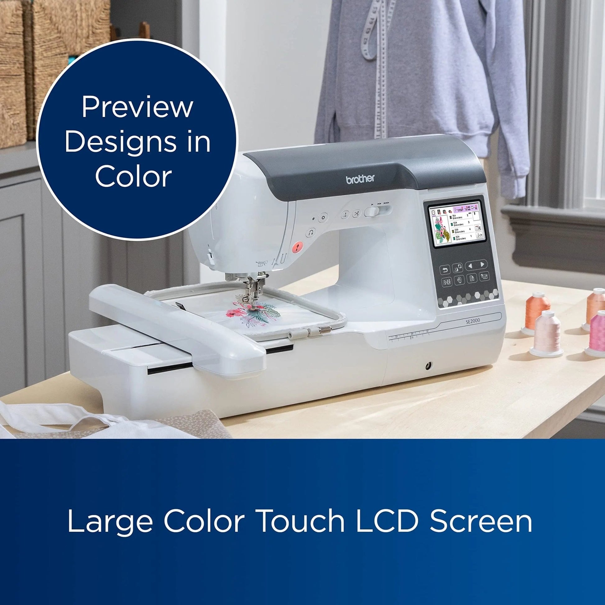 Brother SE2000 Computerized Sewing and Embroidery Machine - North State Signs & Printing