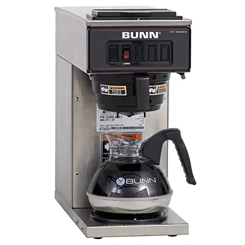 BUNN 13300.0001 VP17 - 1SS, Pourover Coffee Brewer with 1 - Warmer, Coffee Maker, Stainless Steel, Silver, Standard - North State Signs & Printing