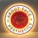 Custom Business Logo Neon Sign Arylic Backlit Illuminated Neon Sign Metal Acrylic Business Sign Personalized LED Logo