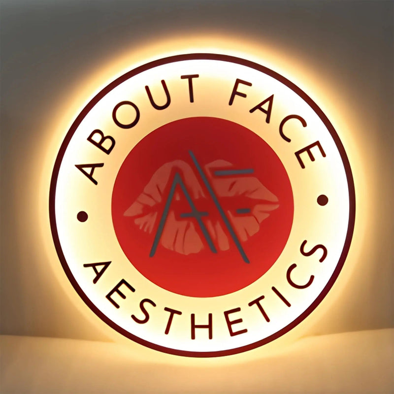Business Logo Neon Sign, Acrylic Backlit Illuminated Neon Sign, Metal Acrylic Business Sign, Personalized LED Logo Customize Logo for Company, Shops, Offices, Studio Sign - North State Signs & Printing