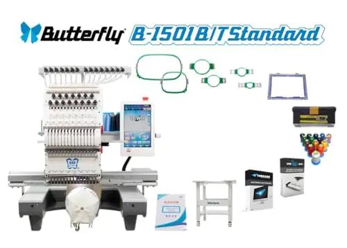Butterfly B - 1501B/T Standard Commercial Embroidery Machine - North State Signs & Printing