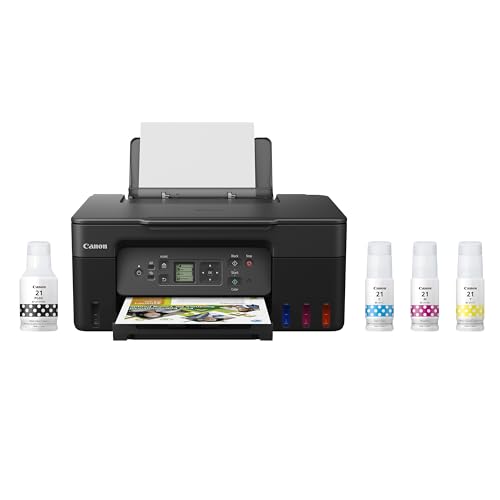 Canon MegaTank G3270 All-in-One Wireless Inkjet Printer. for Home Use Print Scan and Copy Black - All in One Printer