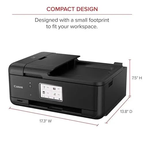 Canon PIXMA TR8620a - All - in - One Printer Home Office|Copier|Scanner|Fax|Auto Document Feeder | Photo, Document | Airprint (R), Android, Black, Works with Alexa - North State Signs & Printing