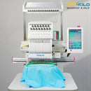 CH1501 Embroidery Machine 15 Needle: Commercial Digital Hat Embroidery Machine Kit with Stand - 13"x20" Embroidery Area 1200 SPM Max Speed, 10" Touch Screen, Wifi, USB for 3D Cap, Shirt and More - North State Signs & Printing