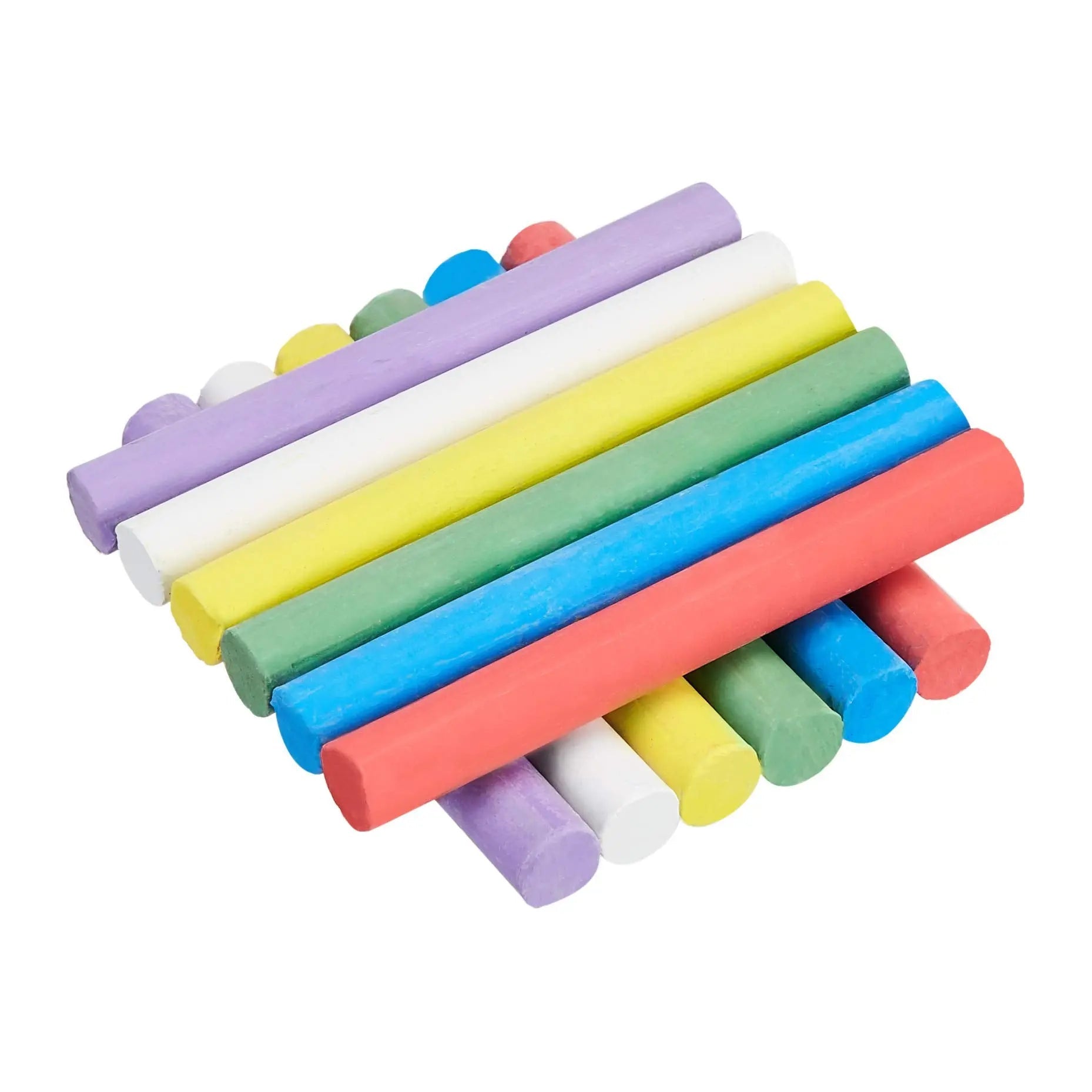 Chalk with Eraser, 24 Count (Pack of 1), Assorted, Amazon Basics Dustless - North State Signs & Printing