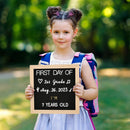Changeable Felt Letter Board with Letters, Pre Cut & Sorted 725 Letters, First Day of School Board, 10x10 Inch Message Board, Classroom Decor Farmhouse Wall Decor Sign Board - North State Signs & Printing