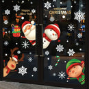 Christmas Snowflake Window Clings Stickers for Glass, Xmas Decals Decorations, XIMISHOP 82PCS, Holiday Snowflake Santa Claus Reindeer Decals for Party - North State Signs & Printing