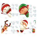 Christmas Snowflake Window Clings Stickers for Glass, Xmas Decals Decorations, XIMISHOP 82PCS, Holiday Snowflake Santa Claus Reindeer Decals for Party - North State Signs & Printing