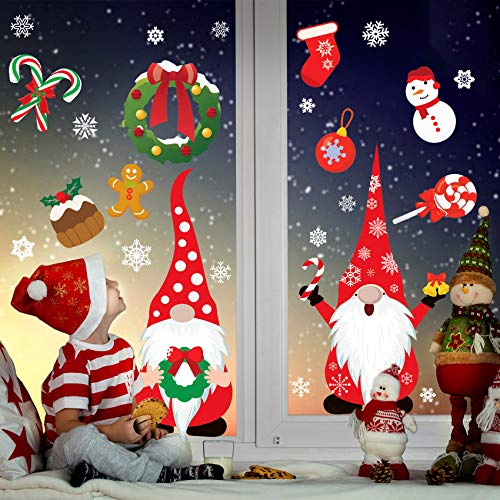 Funnlot Christmas Window Clings Christmas Window Clings 316PCS Christmas Window Stickers Christmas Window Decals 8