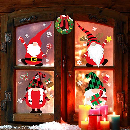 Funnlot Christmas Window Clings Christmas Window Clings 316PCS Christmas Window Stickers Christmas Window Decals 8