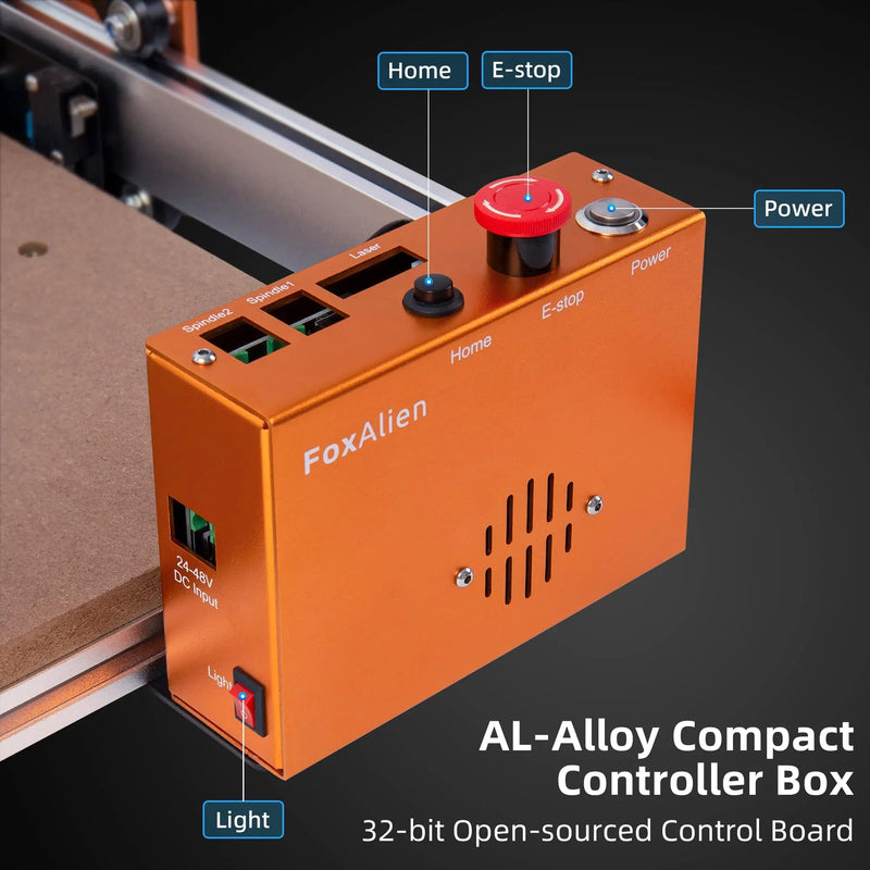 CNC Router Machine, FoxAlien Masuter Pro, Upgraded 3-Axis Engraving