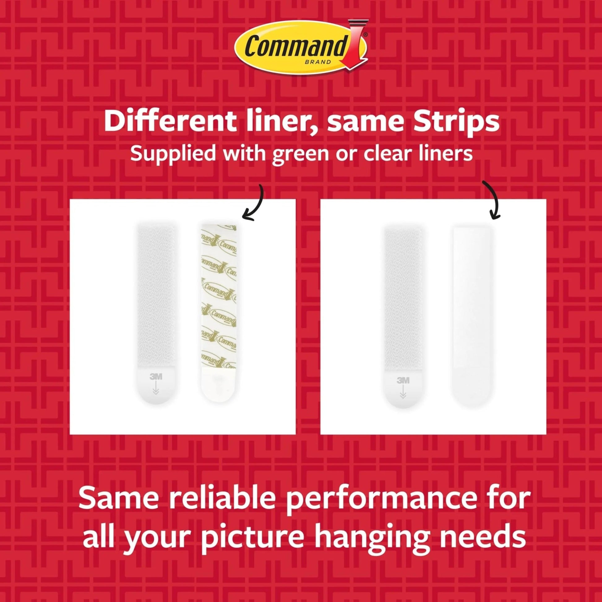 Command 15 lb Large Picture Hanging Strips 14 Pairs (28 Command Strips), Damage - Free Hanging Picture Hangers, No Tools Wall Hanger for Home Decor, White Adhesive - North State Signs & Printing