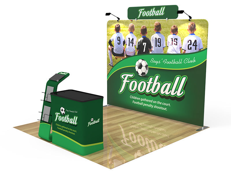 10x10ft Conference Room Display Design 11 - Booth 19 - Conference Trade Show Displays