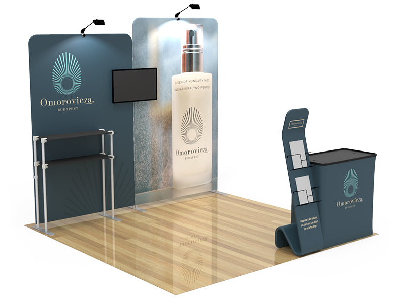 10X10 Conference Trade Show Booth Design 2 - B1 - Conference Trade Show Displays