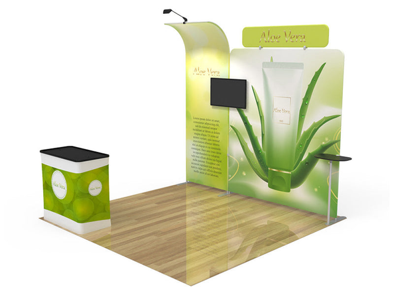 10X10 Conference Trade Show Booth Design 4 - Conference Trade Show Displays