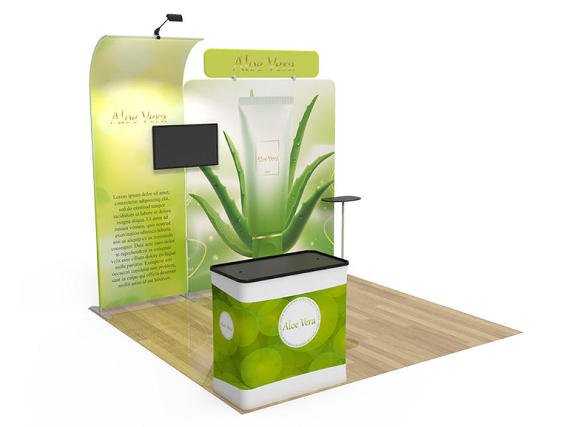 10X10 Conference Trade Show Booth Design 4 - Conference Trade Show Displays