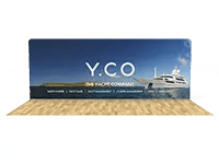 Conference Exhibit and Portable Trade Show Displays Exhibit Booth Backdrop Displays - North State Signs & Printing