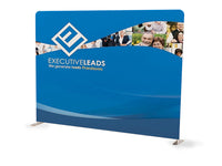 Tension Backdrops - Tension Fabric Displays - Fabric Displays - 10’W x 8’H Straight Tension Fabric w/ Frame & Case