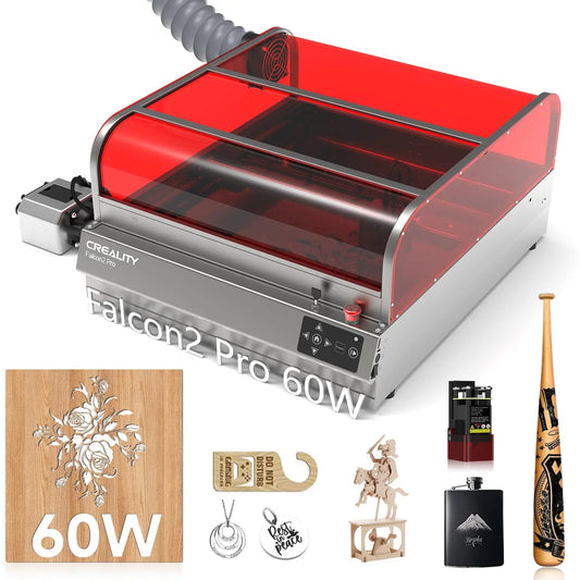 Creality Laser Engraver Enclosed - Falcon2 Pro 60W Output Laser Engraving Machine - North State Signs & Printing
