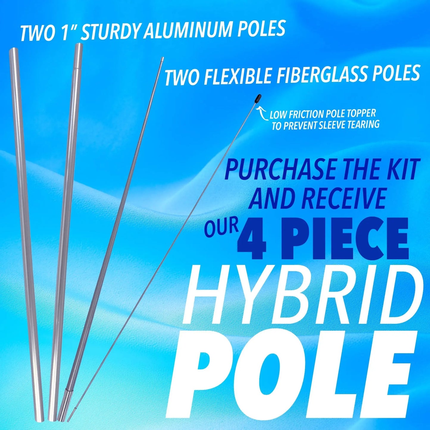 Cuban Food Premium Windless Feather Banner Flag Kit (Flag, Pole, & Ground Mt) - North State Signs & Printing