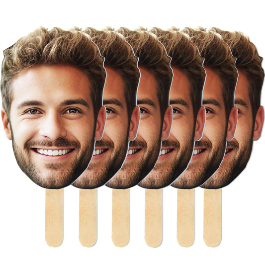 Custom Big Head with Your Photo | Fun Face Cardboard Cutout | Big Heads on a Stick - North State Signs & Printing