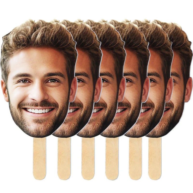 Custom Big Head with Your Photo | Fun Face Cardboard Cutout | Big Heads on a Stick - North State Signs & Printing